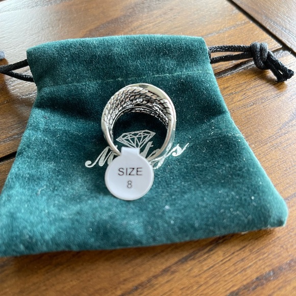 Woman’s Statement Ring, Size 8-silver! Brand New! - Picture 3 of 3